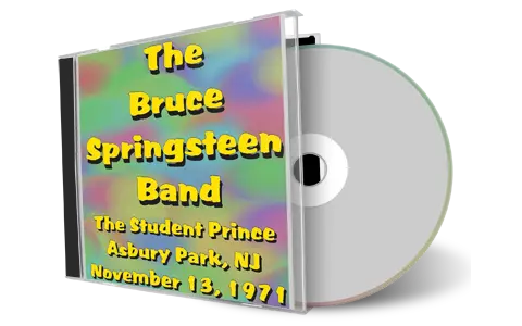 Artwork Cover of Bruce Springsteen 1971-11-13 CD Asbury Park Soundboard