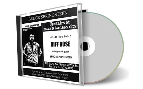 Artwork Cover of Bruce Springsteen 1973-01-31 CD New York Soundboard