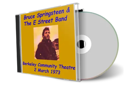 Artwork Cover of Bruce Springsteen 1973-03-02 CD Berkeley Soundboard