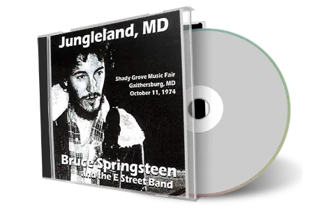 Artwork Cover of Bruce Springsteen 1974-10-11 CD Gaithersburg Audience