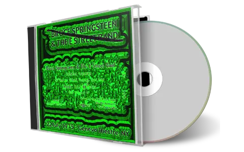 Artwork Cover of Bruce Springsteen 1975-07-22 CD Geneva Audience