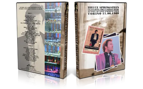 Artwork Cover of Bruce Springsteen 1988-06-11 DVD Turin Audience