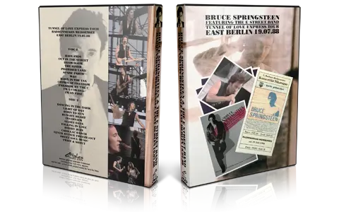 Artwork Cover of Bruce Springsteen 1988-07-19 DVD East Berlin Proshot