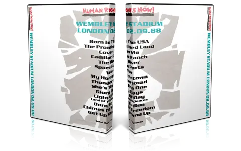 Artwork Cover of Bruce Springsteen 1988-09-02 DVD London Audience