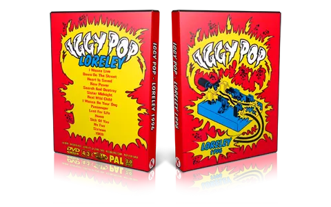 Artwork Cover of Iggy Pop 1996-06-22 DVD St Goarshausen Proshot