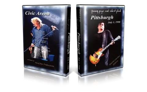 Artwork Cover of Jimmy Page and Robert Plant 1998-07-01 DVD Pittsburgh Audience