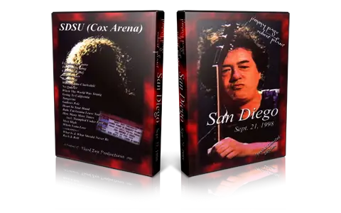 Artwork Cover of Jimmy Page and Robert Plant 1998-09-21 DVD San Diego Audience