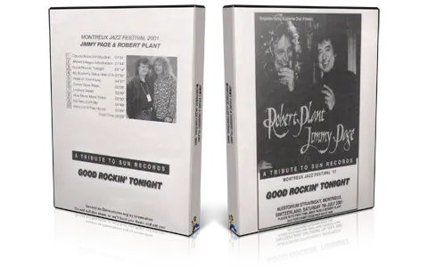 Artwork Cover of Jimmy Page and Robert Plant 2001-07-07 DVD Montreux Audience