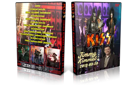 Artwork Cover of KISS 2012-03-20 DVD West Hollywood Audience