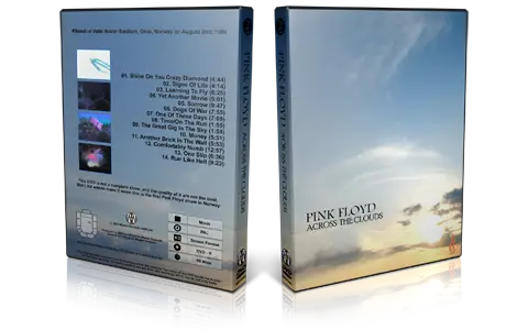 Artwork Cover of Pink Floyd 1988-08-02 DVD Oslo Audience