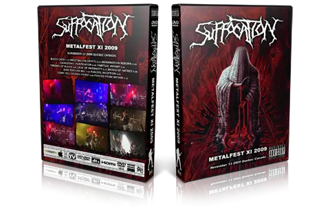 Artwork Cover of Suffocation 2009-11-13 DVD Quebec City Audience