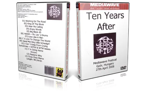 Artwork Cover of Ten Years After 2008-04-27 DVD Gyor Proshot