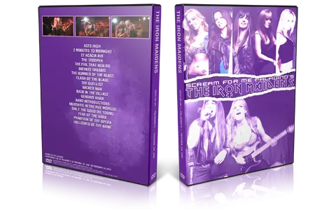 Artwork Cover of The Iron Maidens 2012-02-24 DVD Tarzana Audience