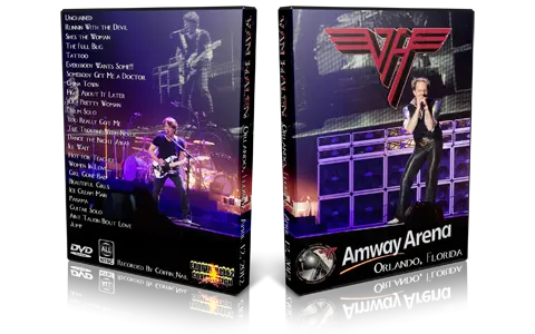 Artwork Cover of Van Halen 2012-04-12 DVD Orlando Audience