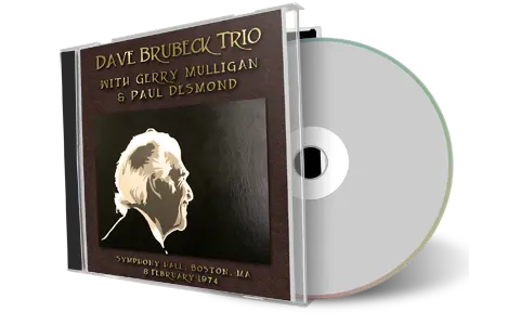 Artwork Cover of Dave Brubeck Trio 1974-02-08 CD Boston Audience