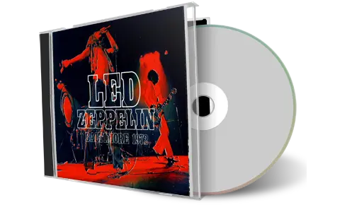 Artwork Cover of Led Zeppelin 1972-06-11 CD Baltimore Audience