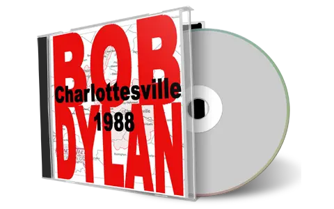 Artwork Cover of Bob Dylan 1988-09-19 CD Charlottesville Audience