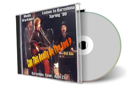 Artwork Cover of Bob Dylan 1999-04-22 CD Barcelona Audience