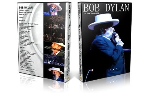 Artwork Cover of Bob Dylan 2011-06-20 DVD Tel Aviv Audience