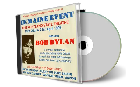 Artwork Cover of Bob Dylan Compilation CD The Maine Event Audience