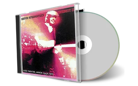 Artwork Cover of Bruce Springsteen 1975-08-08 CD Akron Soundboard