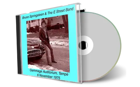 Artwork Cover of Bruce Springsteen 1975-11-06 CD Tempe Audience
