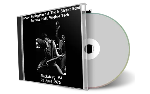 Artwork Cover of Bruce Springsteen 1976-04-22 CD Blacksberg Audience