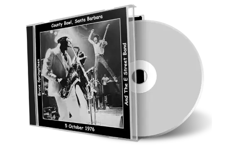 Artwork Cover of Bruce Springsteen 1976-10-05 CD Santa Barbara Audience