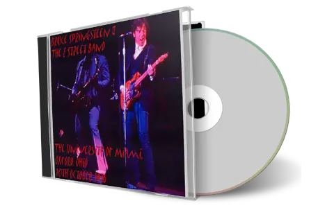 Artwork Cover of Bruce Springsteen 1976-10-10 CD Oxford Soundboard