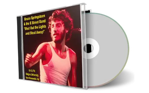 Artwork Cover of Bruce Springsteen 1976-10-12 CD New Brunswick Audience