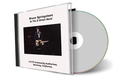 Artwork Cover of Bruce Springsteen 1978-07-01 CD Berkeley Audience