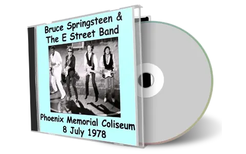 Artwork Cover of Bruce Springsteen 1978-07-08 CD Phoenix Audience