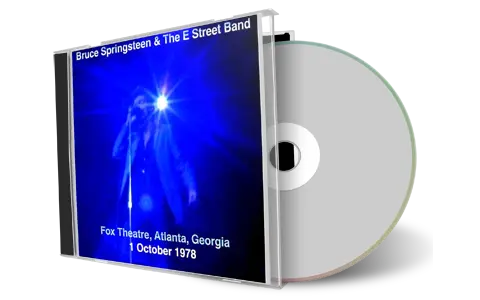 Artwork Cover of Bruce Springsteen 1978-10-01 CD Atlanta Audience