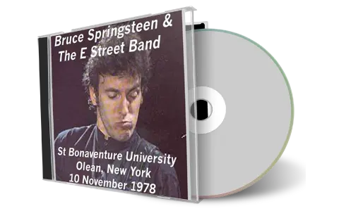 Artwork Cover of Bruce Springsteen 1978-11-10 CD Olean Audience