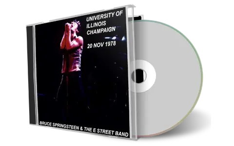 Artwork Cover of Bruce Springsteen 1978-11-20 CD Champaign Audience