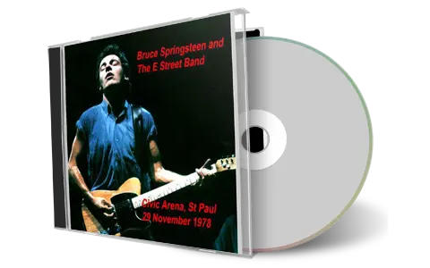 Artwork Cover of Bruce Springsteen 1978-11-29 CD St Paul Audience