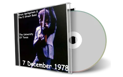 Artwork Cover of Bruce Springsteen 1978-12-07 CD Austin Audience