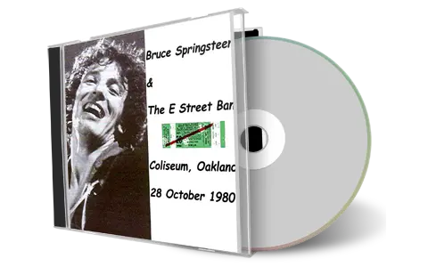 Artwork Cover of Bruce Springsteen 1980-10-28 CD Oakland Audience