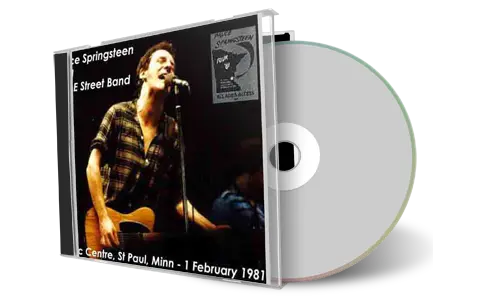 Artwork Cover of Bruce Springsteen 1981-02-01 CD Saint Paul Audience