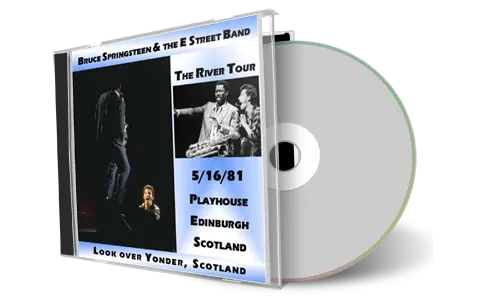 Artwork Cover of Bruce Springsteen 1981-05-16 CD Edinburgh Audience
