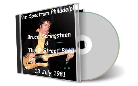 Artwork Cover of Bruce Springsteen 1981-07-13 CD Philadelphia Audience