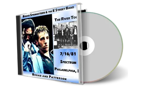 Artwork Cover of Bruce Springsteen 1981-07-16 CD Philadelphia Audience