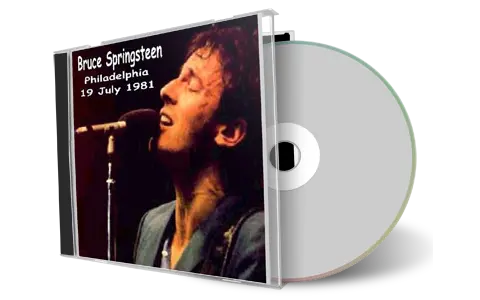 Artwork Cover of Bruce Springsteen 1981-07-19 CD Philadelphia Audience