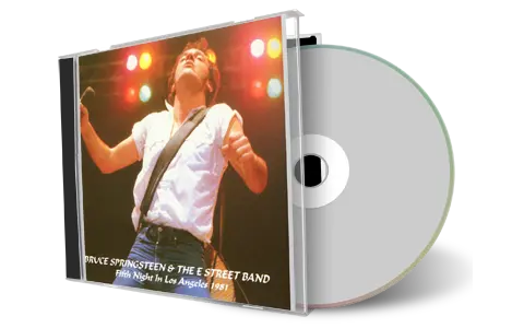 Artwork Cover of Bruce Springsteen 1981-08-27 CD Los Angeles Audience