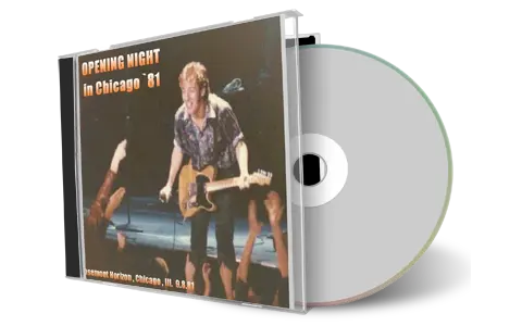 Artwork Cover of Bruce Springsteen 1981-09-08 CD Chicago Audience