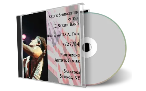 Artwork Cover of Bruce Springsteen 1984-07-27 CD Saratoga Audience