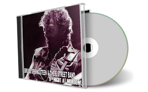 Artwork Cover of Bruce Springsteen 1984-08-19 CD East Rutherford Audience