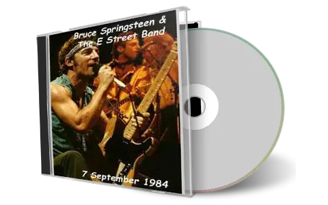 Artwork Cover of Bruce Springsteen 1984-09-07 CD Hartford Audience