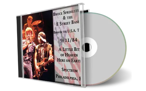 Artwork Cover of Bruce Springsteen 1984-09-11 CD Philadelphia Audience