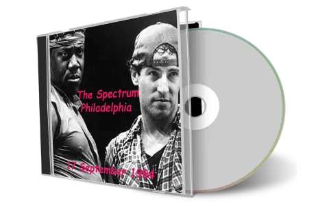 Artwork Cover of Bruce Springsteen 1984-09-17 CD Philadelphia Audience